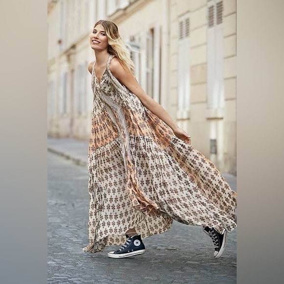 Free People We Broke Free Maxi Dress - Picture 1 of 14